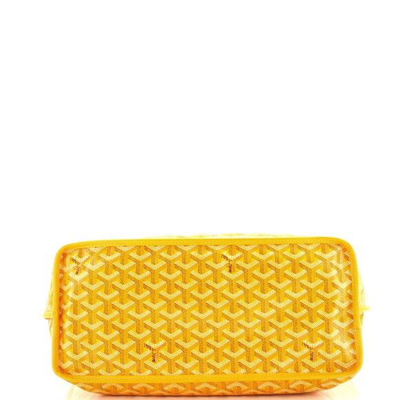 Goyard Anjou Reversible Tote Coated Canvas PM Yellow - Picture 5 of 7